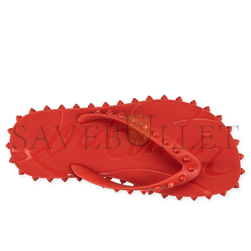 ch**an louboutin S*per loubi flipflip flops rubber loubi women 1230961r251